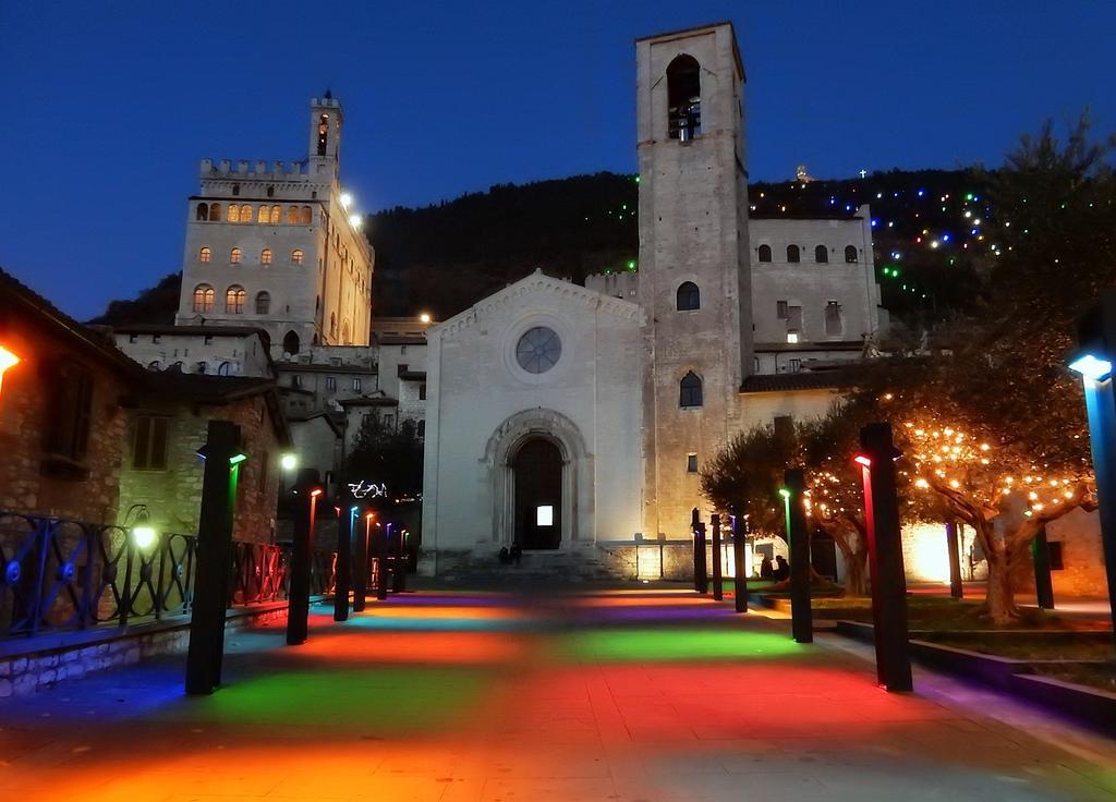 Hotel Tre Ceri Gubbio Exterior foto