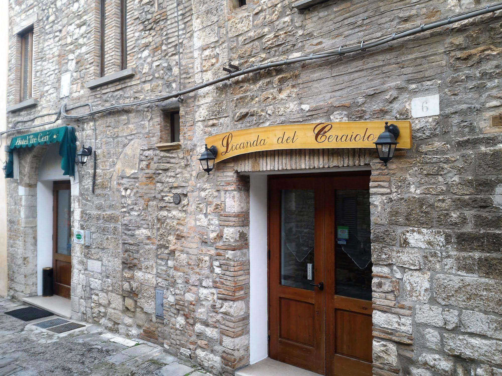 Hotel Tre Ceri Gubbio Exterior foto